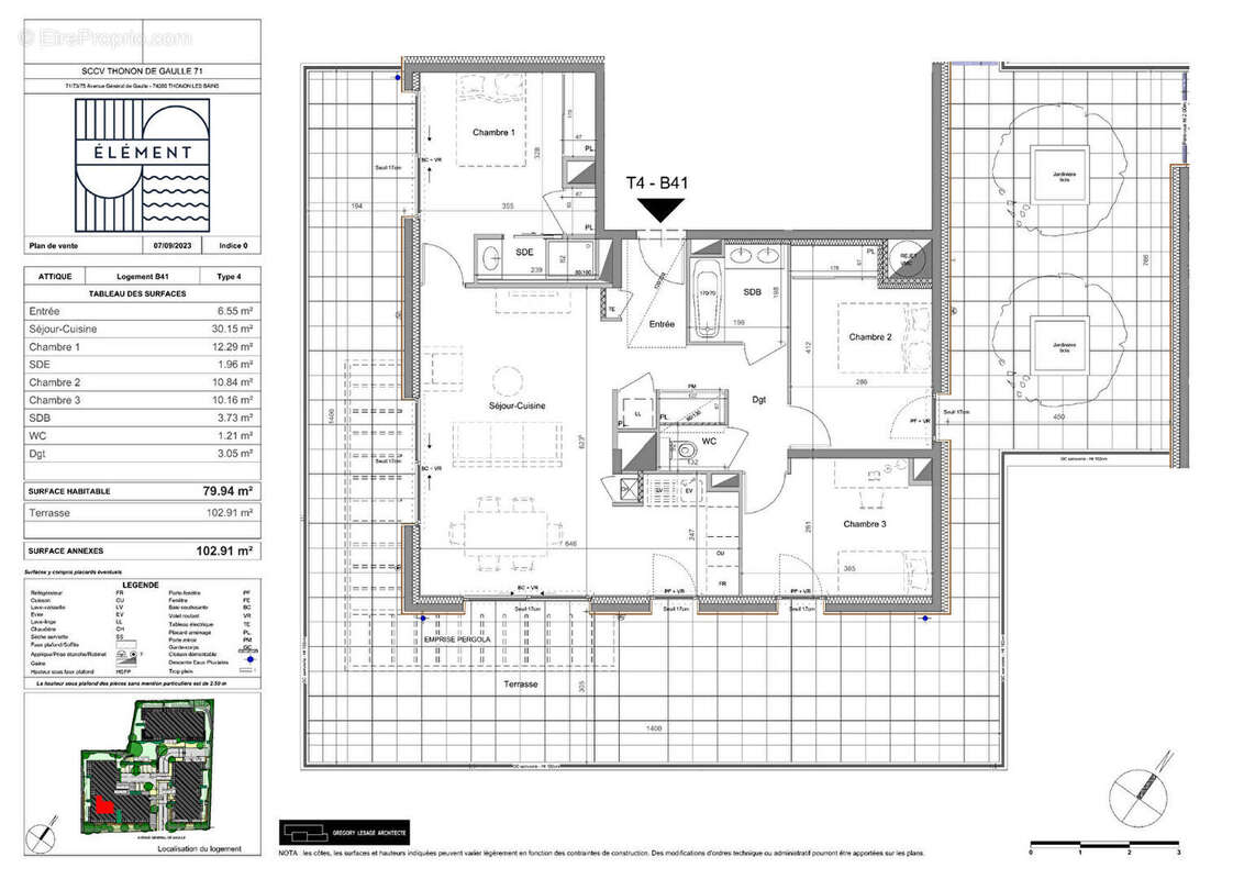 Appartement à THONON-LES-BAINS
