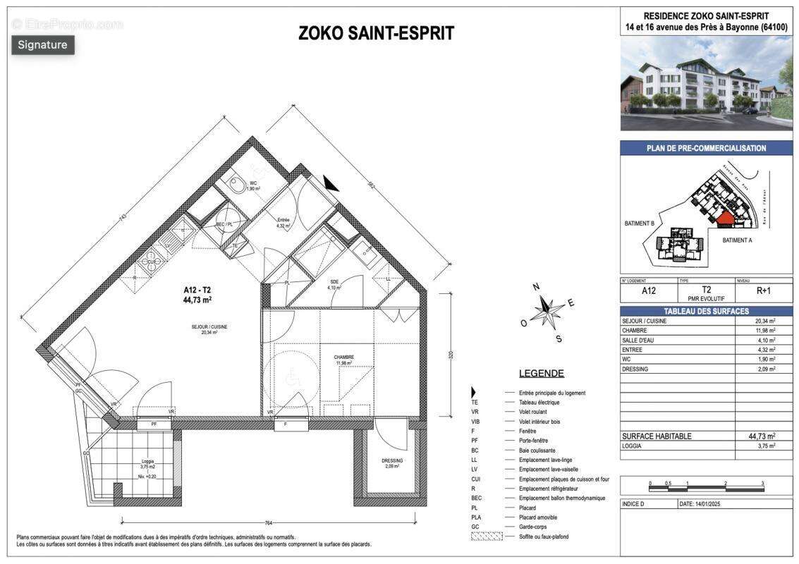 Appartement à BAYONNE