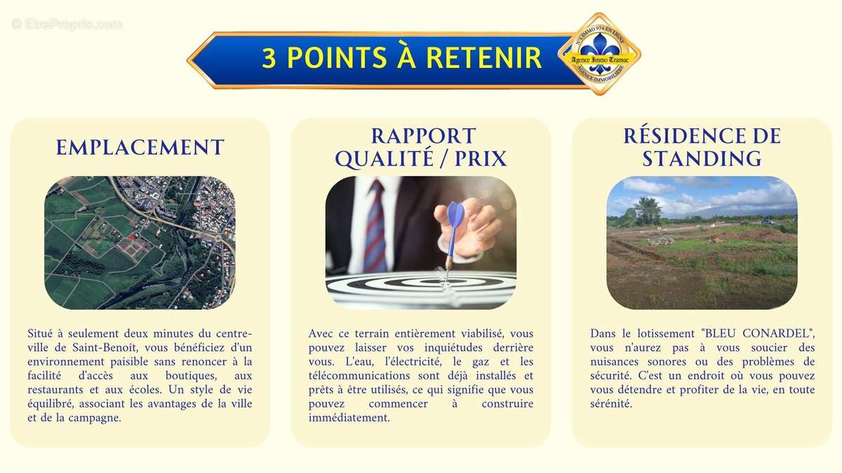 Terrain à SAINT-BENOIT