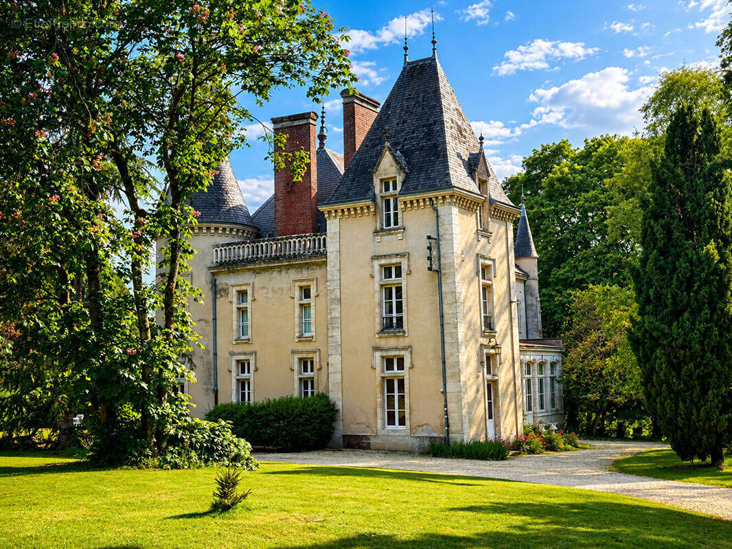 Château  et ses communs  - Tennis et étang- Proche d'Alençon - photo 4