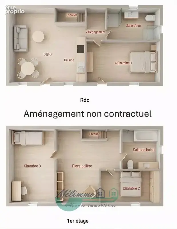 Maison 108 m² à Sougeres-En-Puisaye  - photo 8