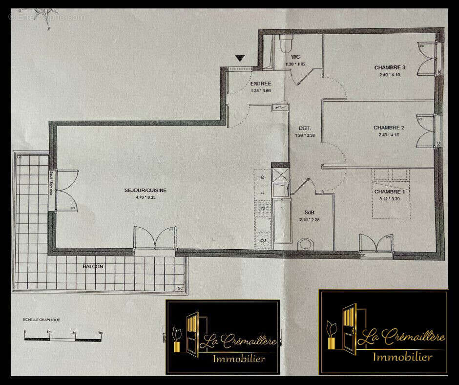 Appartement 90 m² à Dourdan  - photo 6