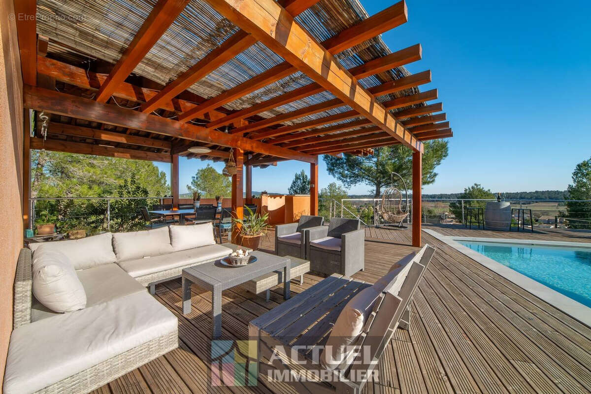 Les Matelles   Villa de charme avec piscine et vue dominante sur la garrigue - photo 5
