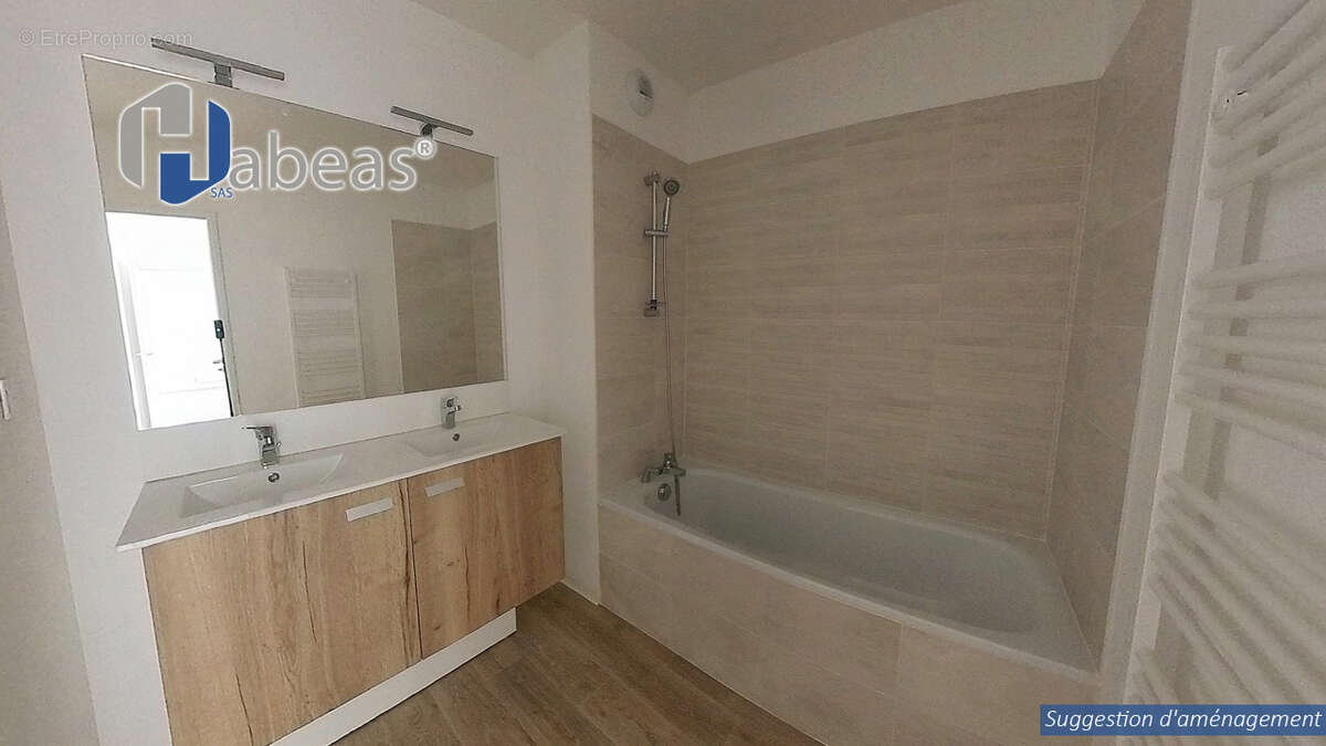 Appartement T3 de 62,53m² avec 2 parkings  et terrasse couverte de 7m² - photo 13