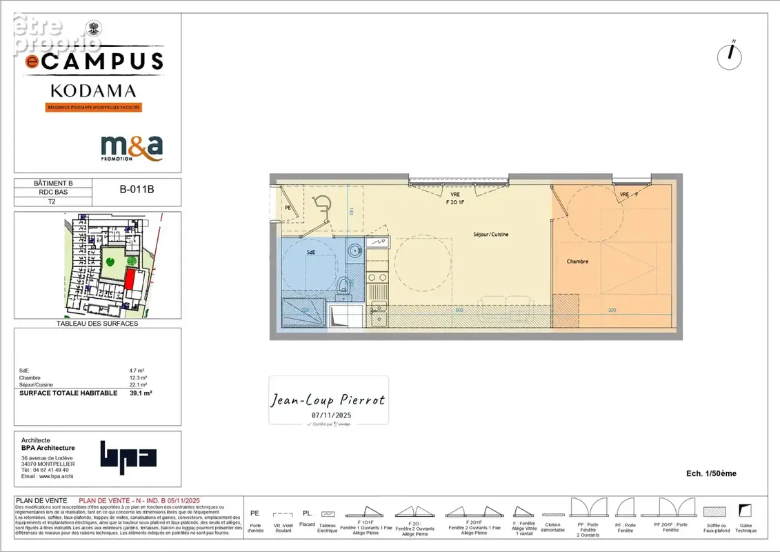 Appartement 39 m² à Montpellier  - photo 8