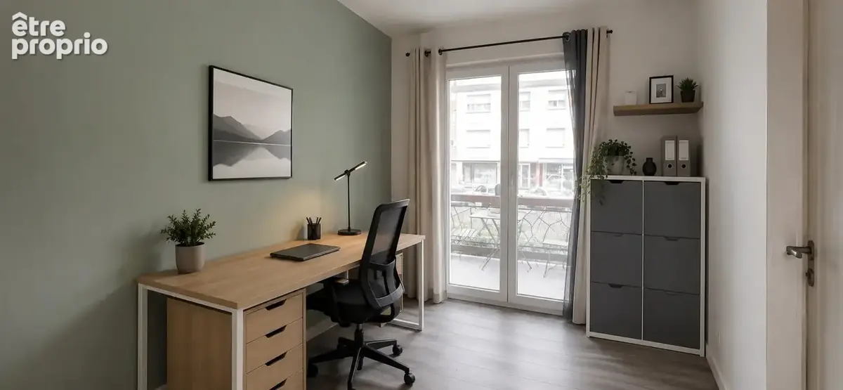 Appartement à vendre T3 bis AIX LES BAINS (73) 2 chambres, 1 bureau, parking et cave - photo 9