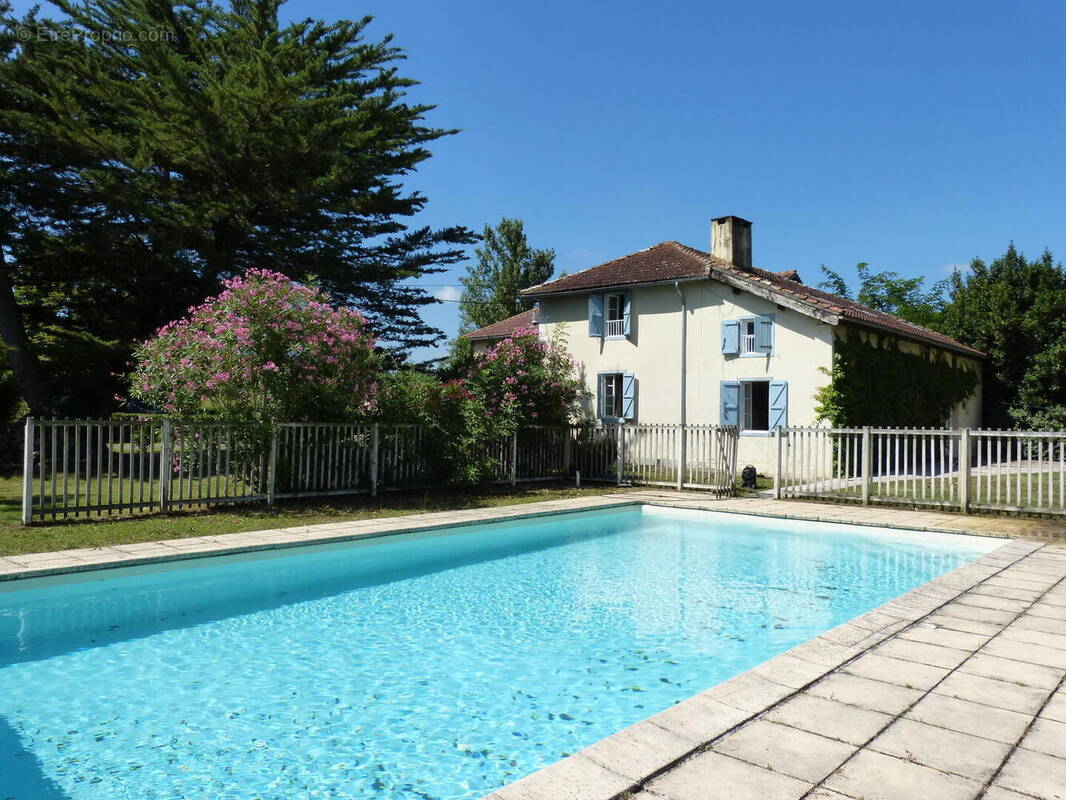 À vendre, dans le Gers proche de Trie-sur-Baise: maison gasconne 4 chambres avec gîte 3 chambres, piscine et jardin de 6 904 m². - photo 2