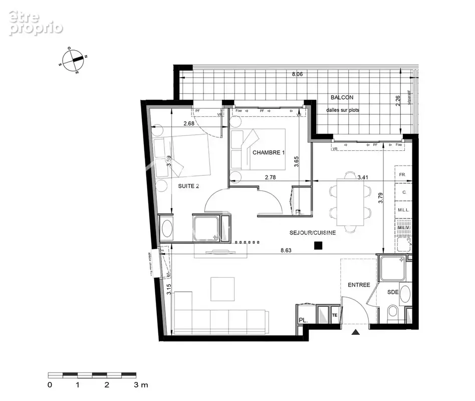 Appartement 59 m² à vendre à Nice (06300) - photo 15
