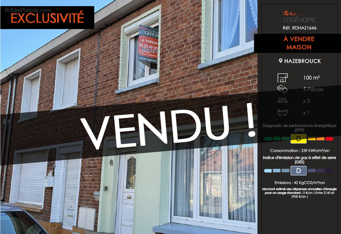 Maison à HAZEBROUCK