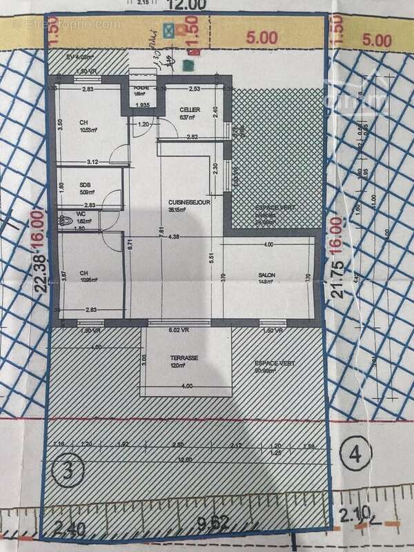 Terrain à MALEMORT-DU-COMTAT