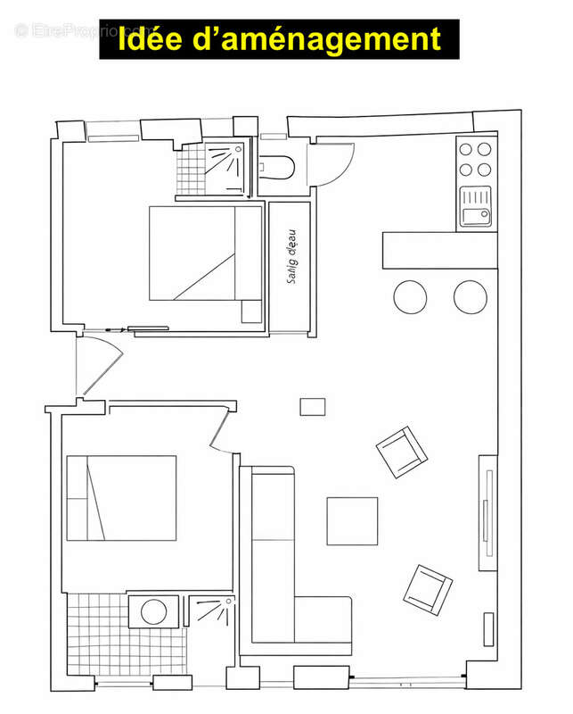 Appartement à ISSY-LES-MOULINEAUX