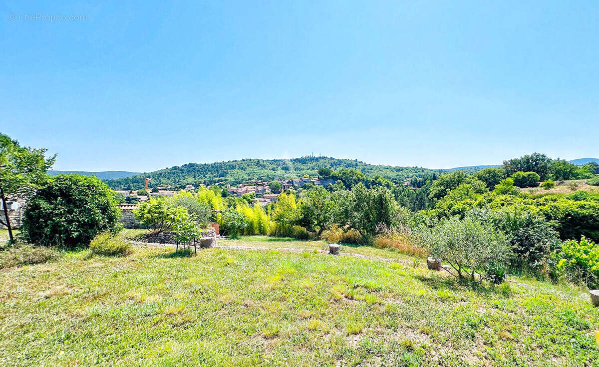 Superbe villa au calme et a la vue imprenable sur le château de cereste-en-luberon sur 7380m2 de terrain avec piscine - photo 12