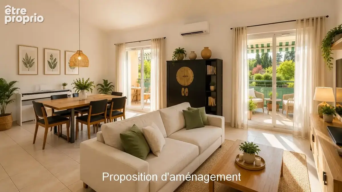 PUYRICARD - T3/4en duplex de 91 m2 dans résidence sécurisée avec piscine - photo 3