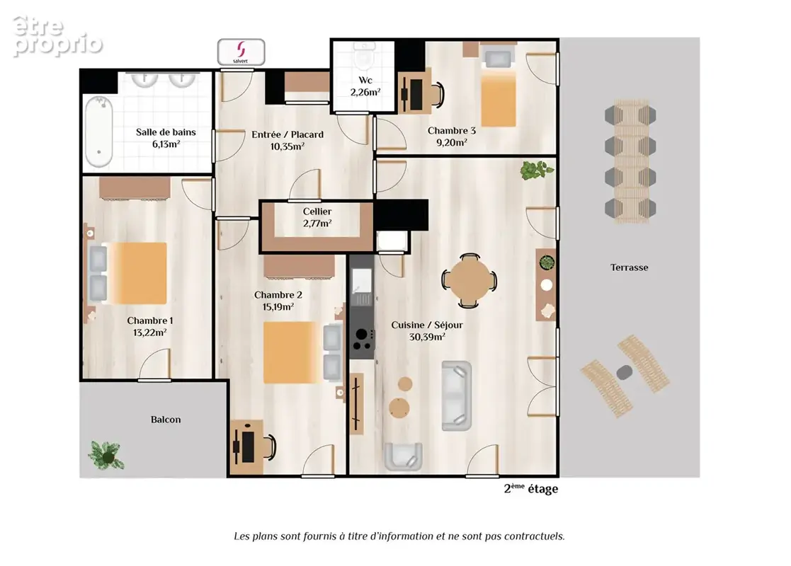 Appartement de standing (2024) - 89,89m² - 3ch - Vue océan - SAINT GILLES CROIX DE VIE - photo 2