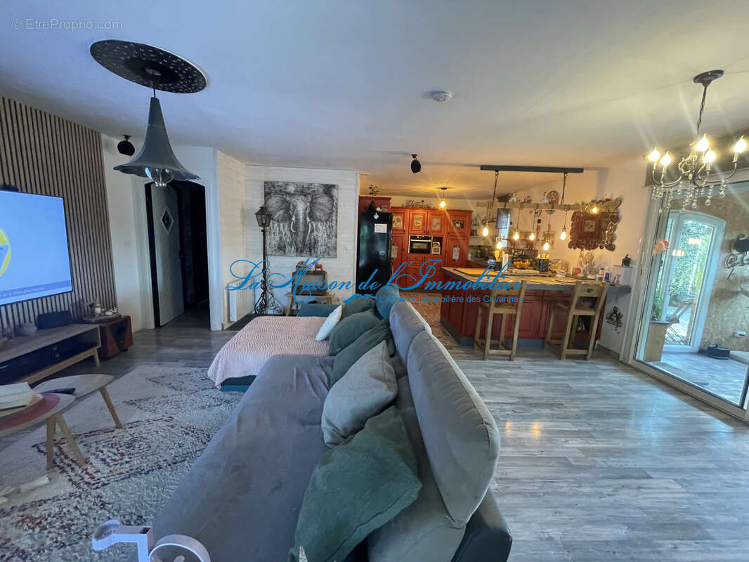 Sud d'Anduze, charmante maison de plain pied F4 avec garage terrasse sur 666 m2 de terrain piscinable - photo 5