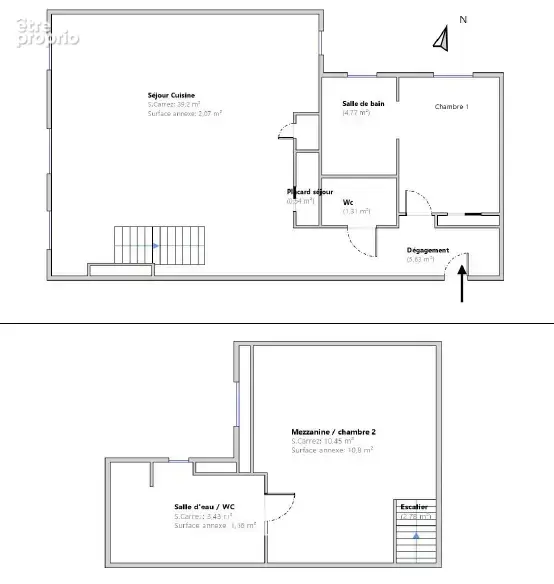 Duplex 3 pièces republique - photo 10