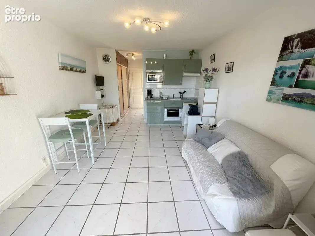 Grand Studio Rénové 22 m2 avec Terrasse & Parking   Rendement & Prix Attractif : 59.000 € (Cap Coudalère, Le B - photo 2