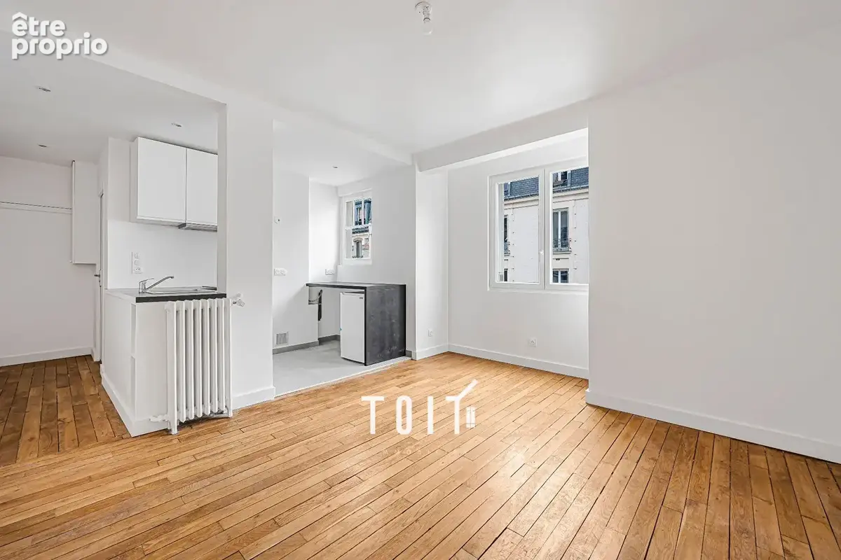 Appartement Paris 14ème - 1 pièce - 25.32 m2 - traversant - ascenseur - photo 3