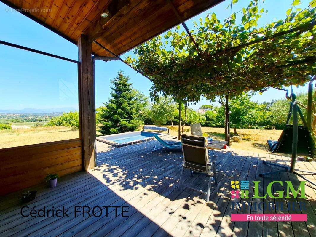 Villa d'architecte d'exception- vue panoramique sur les "3 becs"- 5 min de montelimar - photo 8