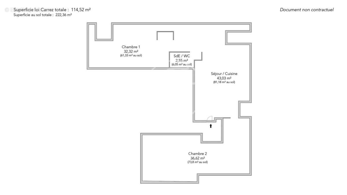 Appartement à PARIS-18E