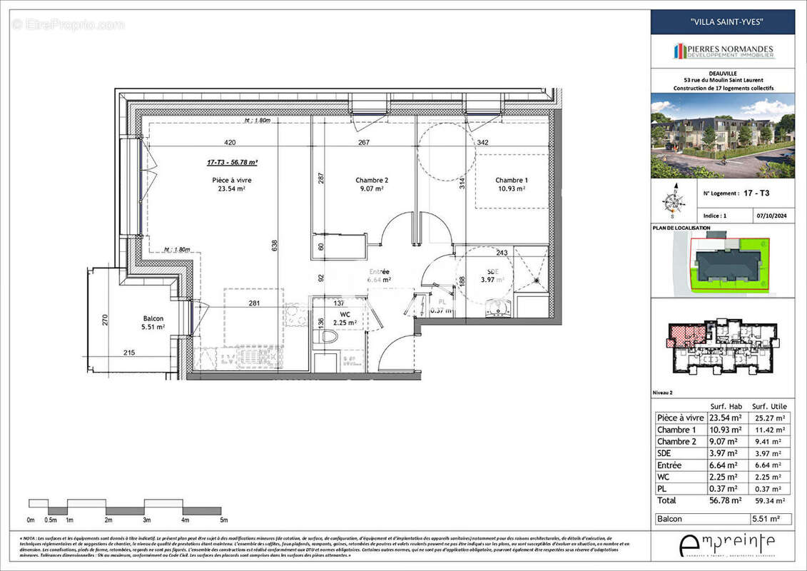 Appartement à DEAUVILLE