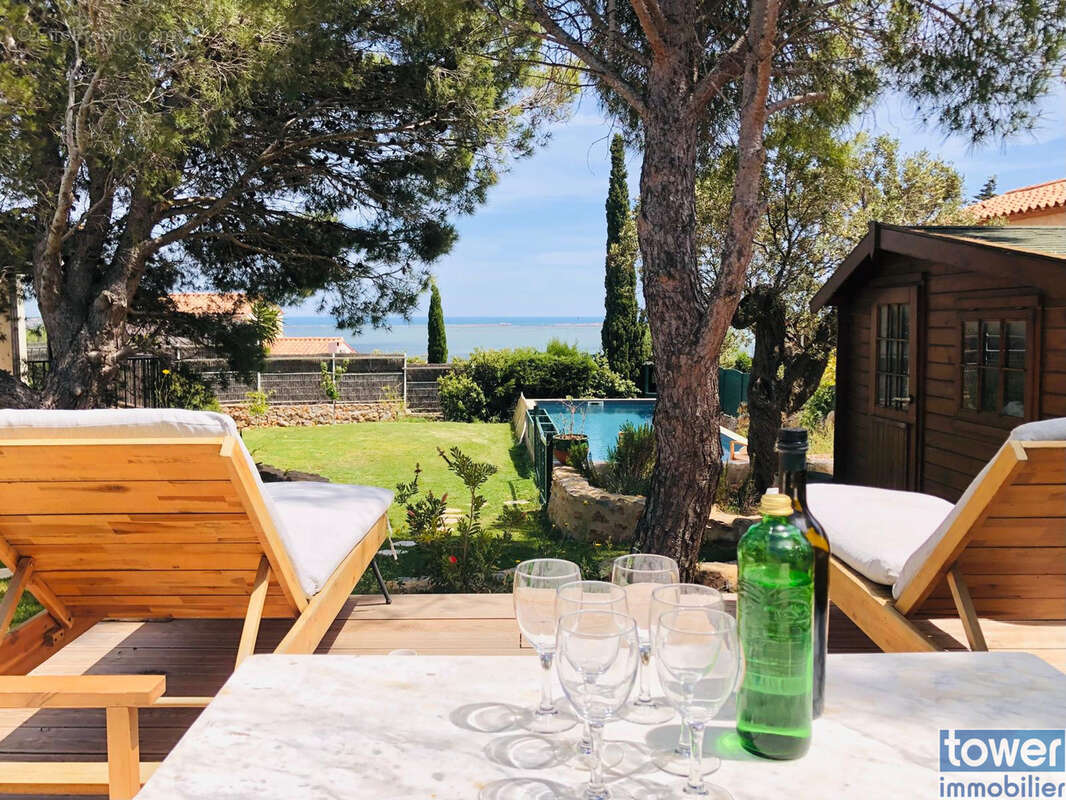 Villa 3 suites parentales avec piscine et vue mer et étang à Fitou - photo 12