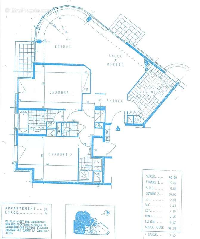 Appartement à PARIS-14E