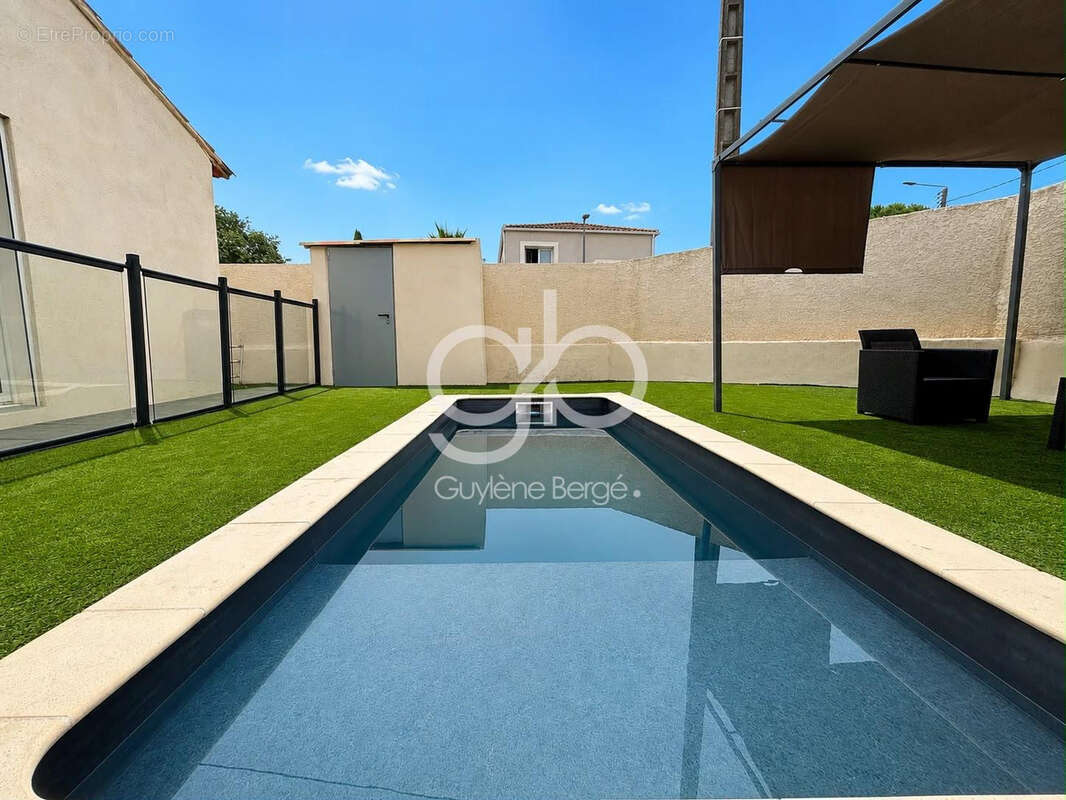 Maison plain-pied T4 102m2 piscine parcelle d’environ 500m2 Montpellier Plan des 4 Seigneurs - photo 2