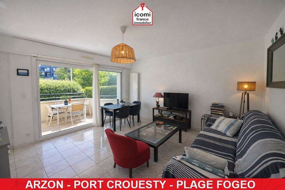 Morbihan - arzon (56640) - a vendre - appartement t3 avec terrasse et vue port du crouesty - plage a 3 mn a pied - ascenseur - p - photo 6
