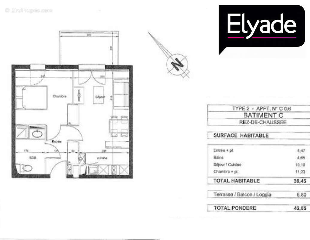 Appartement à BASSENS