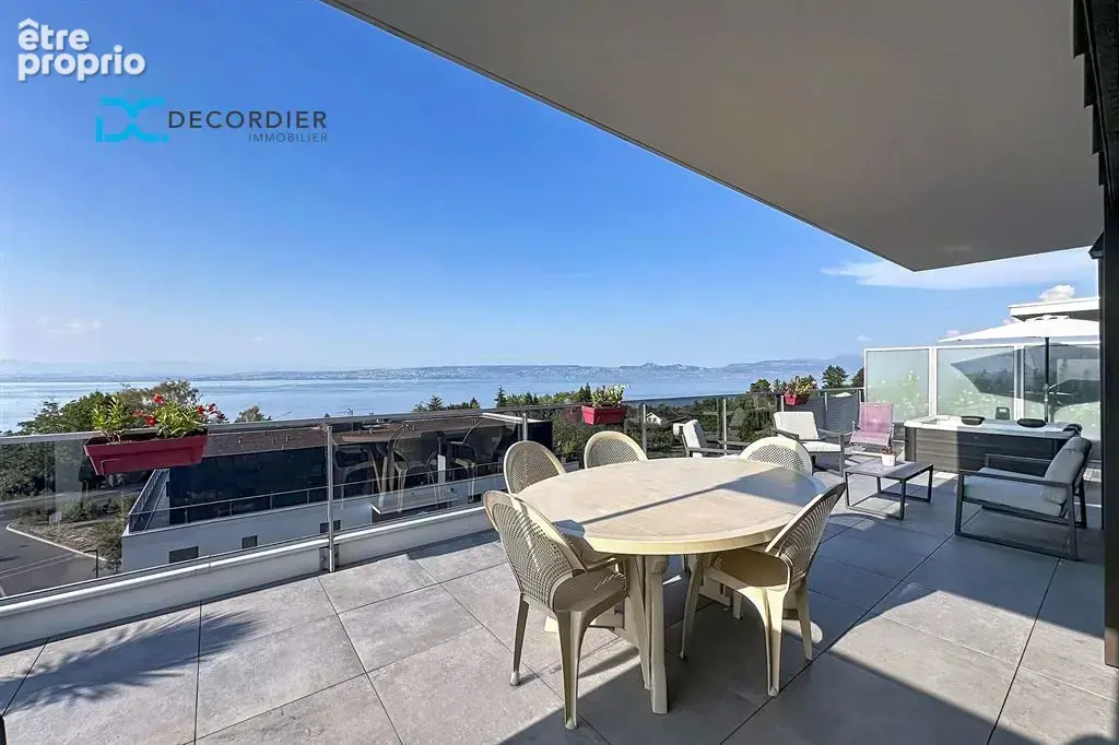 Evian attique vue lac grande terrasse - photo 5