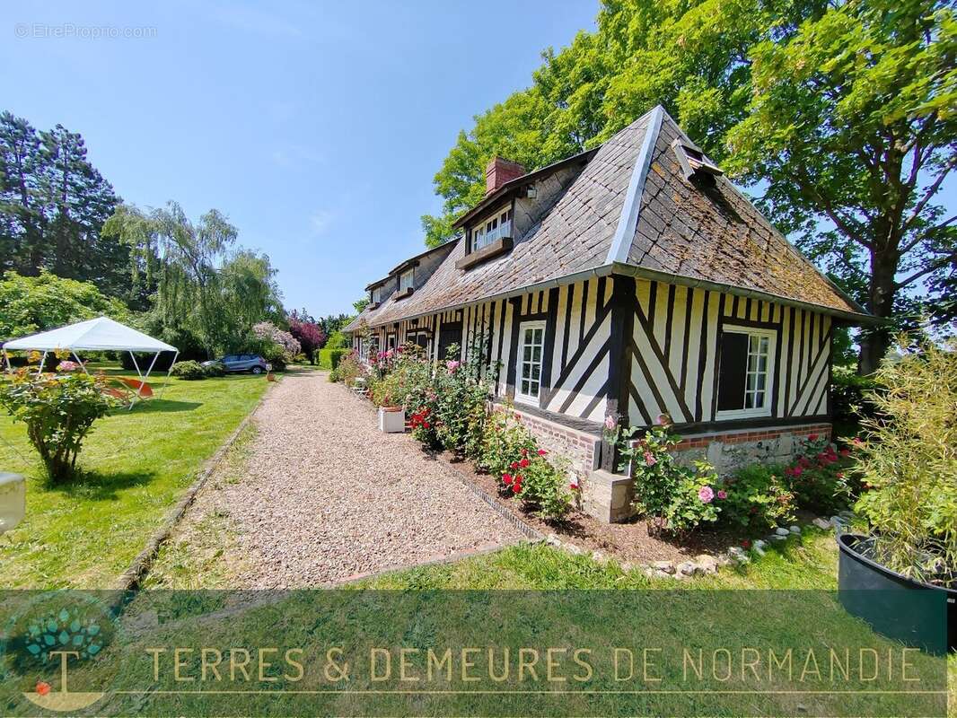 Vallée de Seine, village typique normand, propriété de caractère, au calme, jardin arboré. - photo 18