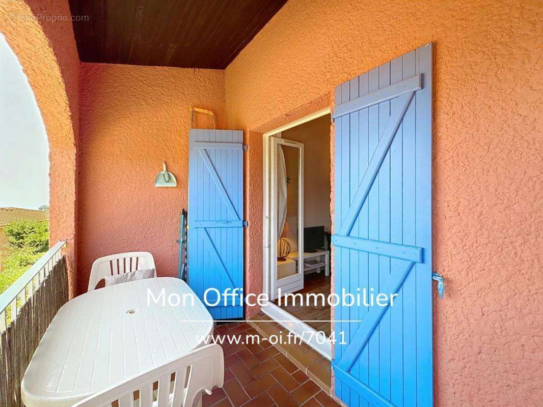 Référence : 7041-les. - studio cabine vue mer residence calme à cavalaire sur mer - photo 11