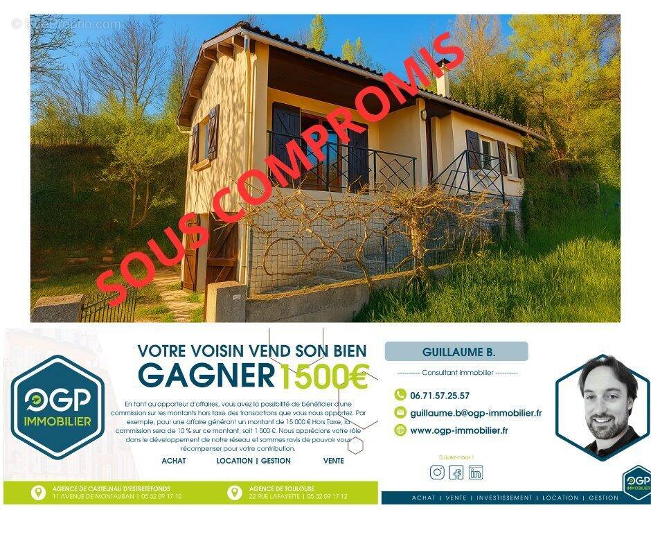 Maison à MONTASTRUC-LA-CONSEILLERE