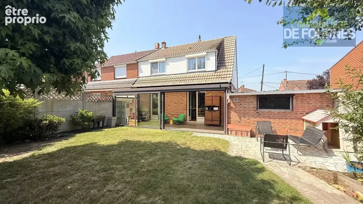 Maison semi-individuelle avec jardin et véranda – Environnement calme - photo 1