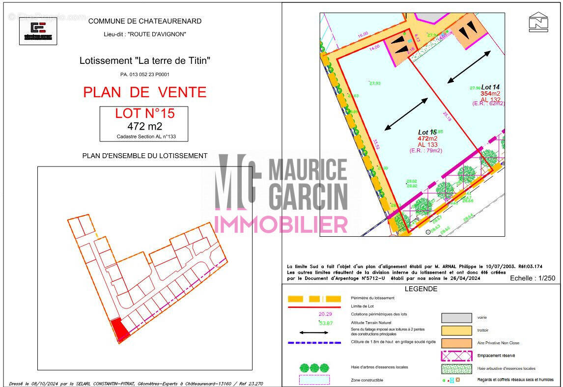 Terrain à CHATEAURENARD