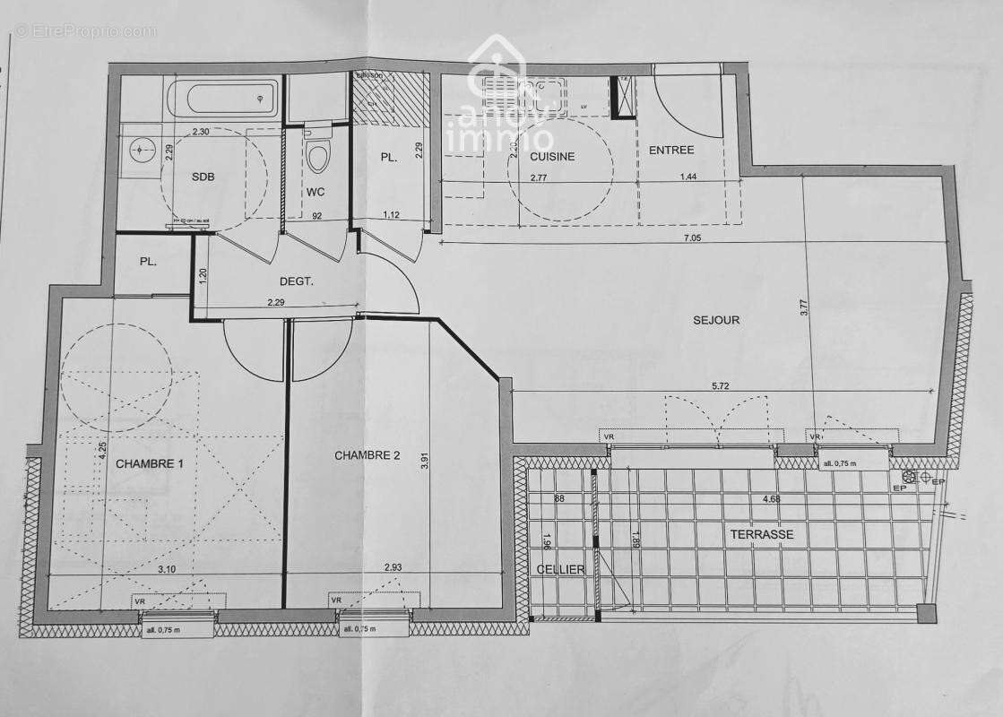 Appartement 3 pièces - Terrasse - Parking couvert - photo 16
