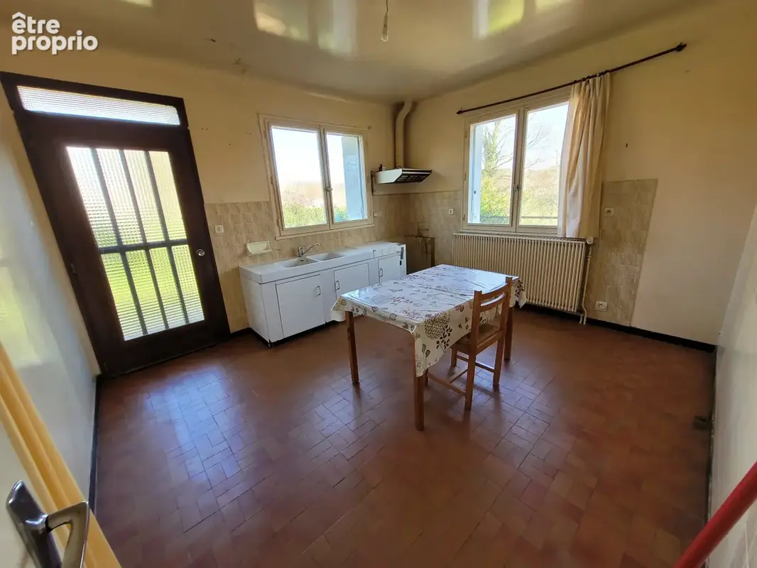 Maison sur sous-sol intégral 6 ch. à rénover entre Samadet et Arzacq, 30 mn de Pau et d'Aire sur l'Adour - photo 6