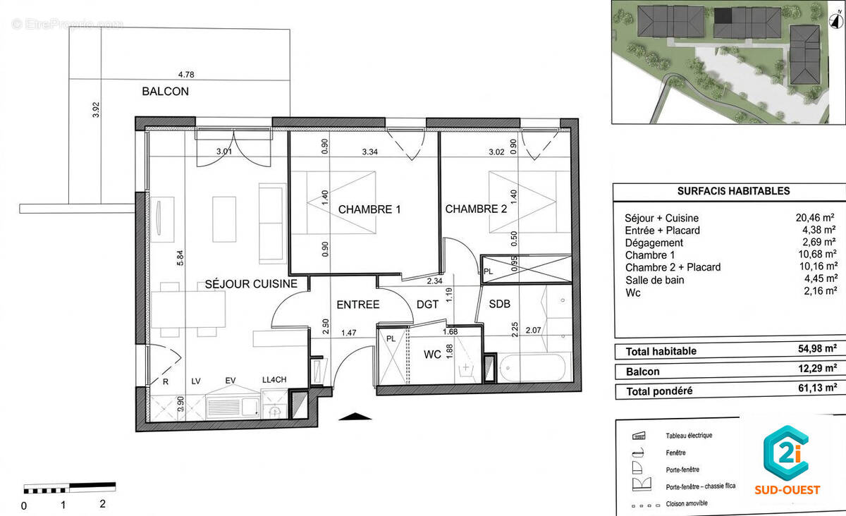 Appartement à SAINT-ANDRE-DE-CUBZAC