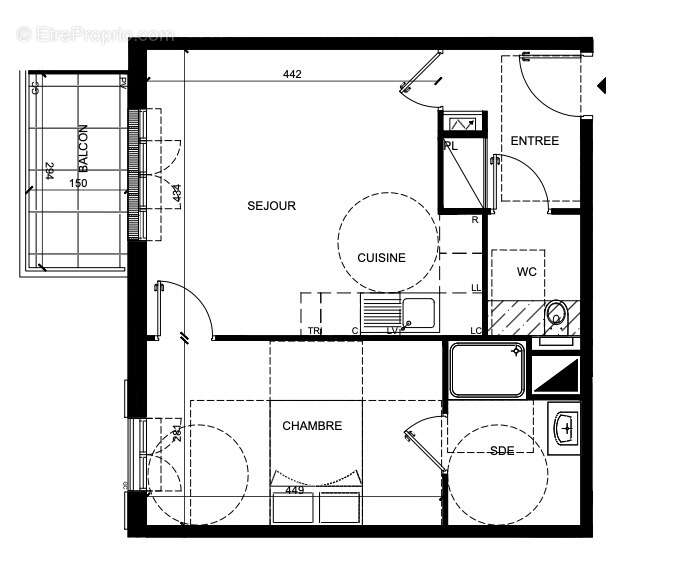 Villiers sur Mane - Superbe appartement de 92,91 m2 avec sa terrasse exceptionnelle de près de 80 m2 - photo 6
