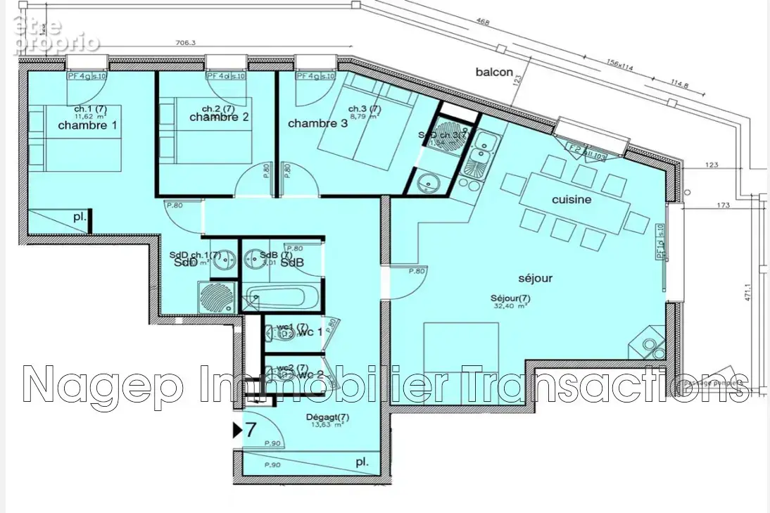 Appartement 83 m² à Saint-Jean-De-Belleville  - photo 9