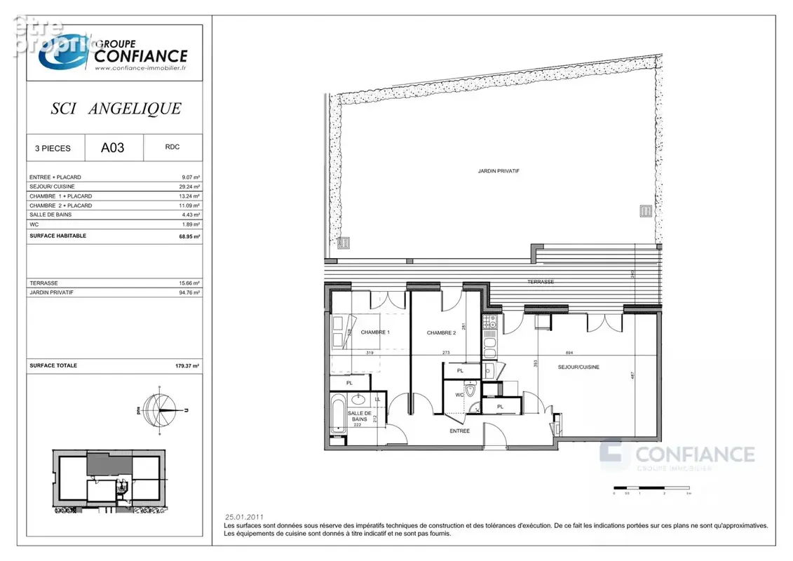 Appartement 68 m² à Saint-Didier-Au-Mont-D'or  - photo 4