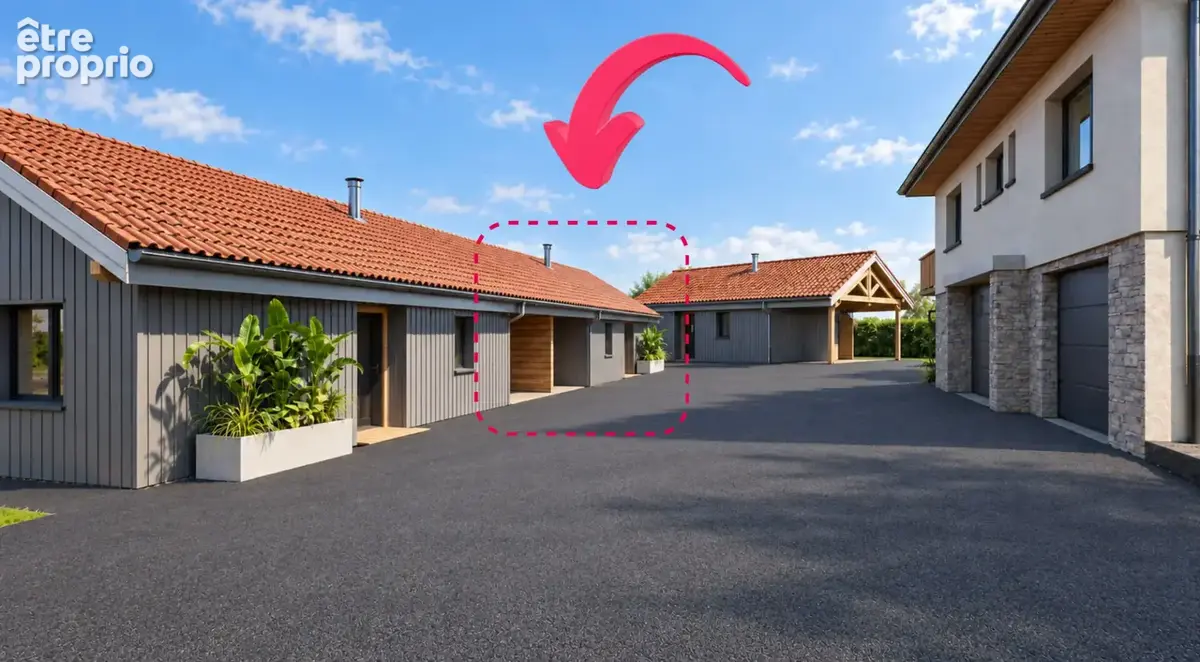 Maison neuve, mitoyenne - GILLEY - photo 7