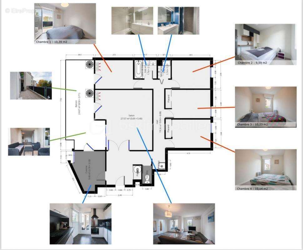 Forte rentabilité, appartement avec terrasse et parking - photo 6