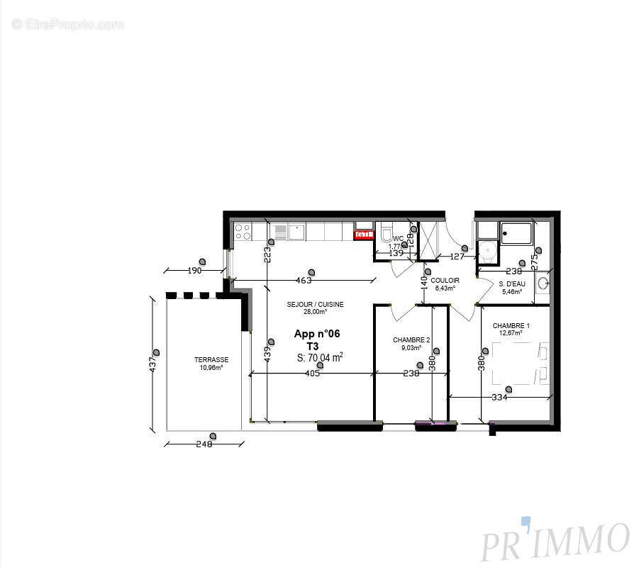 Appartement à SAINT-RAPHAEL