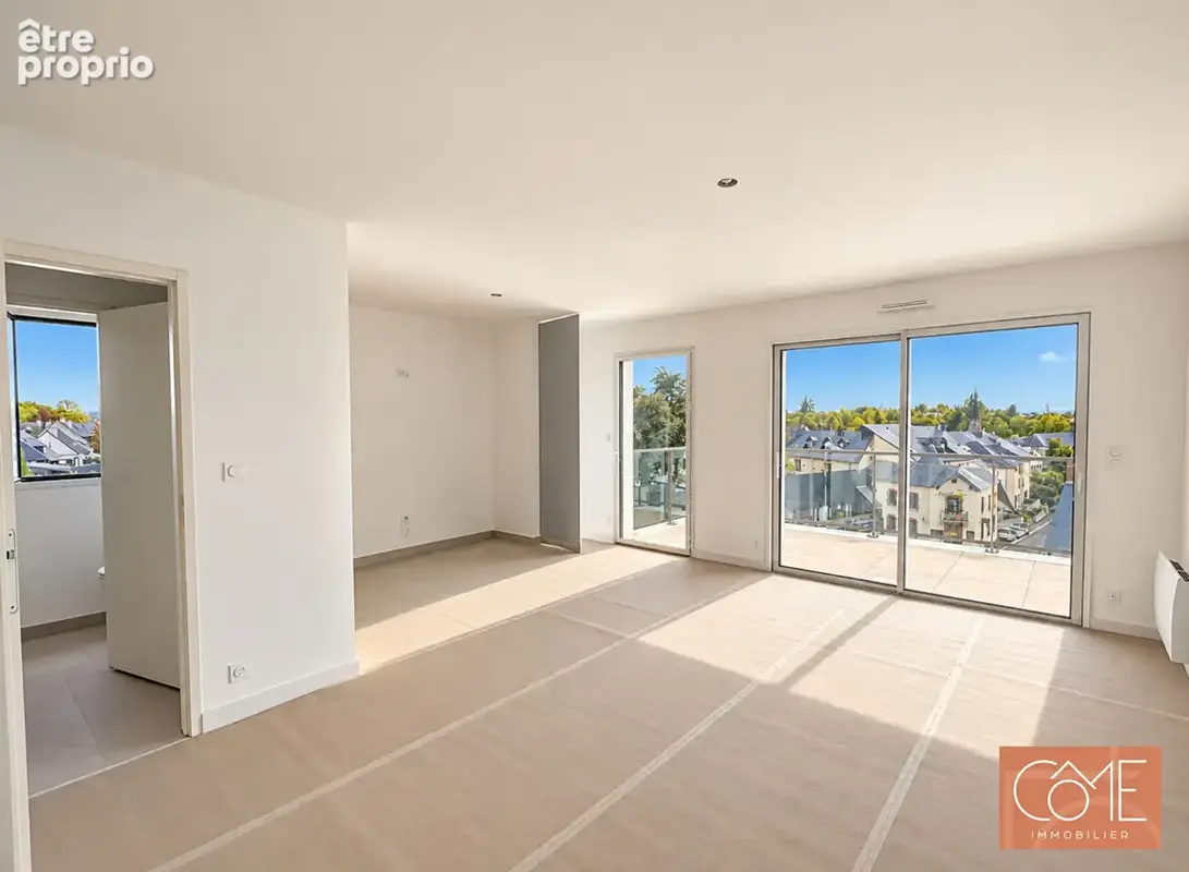 Type 2 47m² dernier etage - balcon 9,7m² - exposition est - vue degagee - parking sous-sol - centre-ville - saint-grégoire 35760 - photo 2