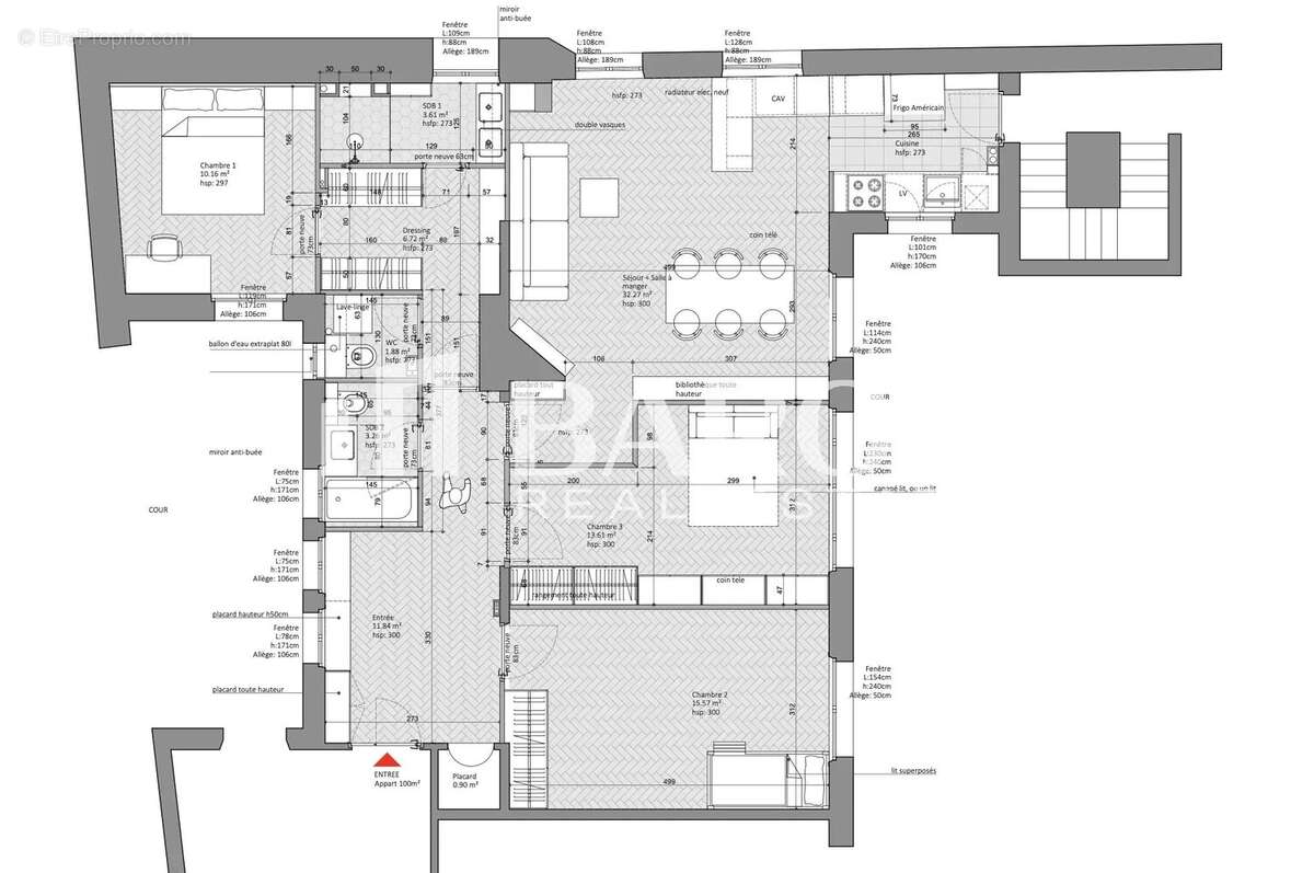 Appartement à PARIS-17E