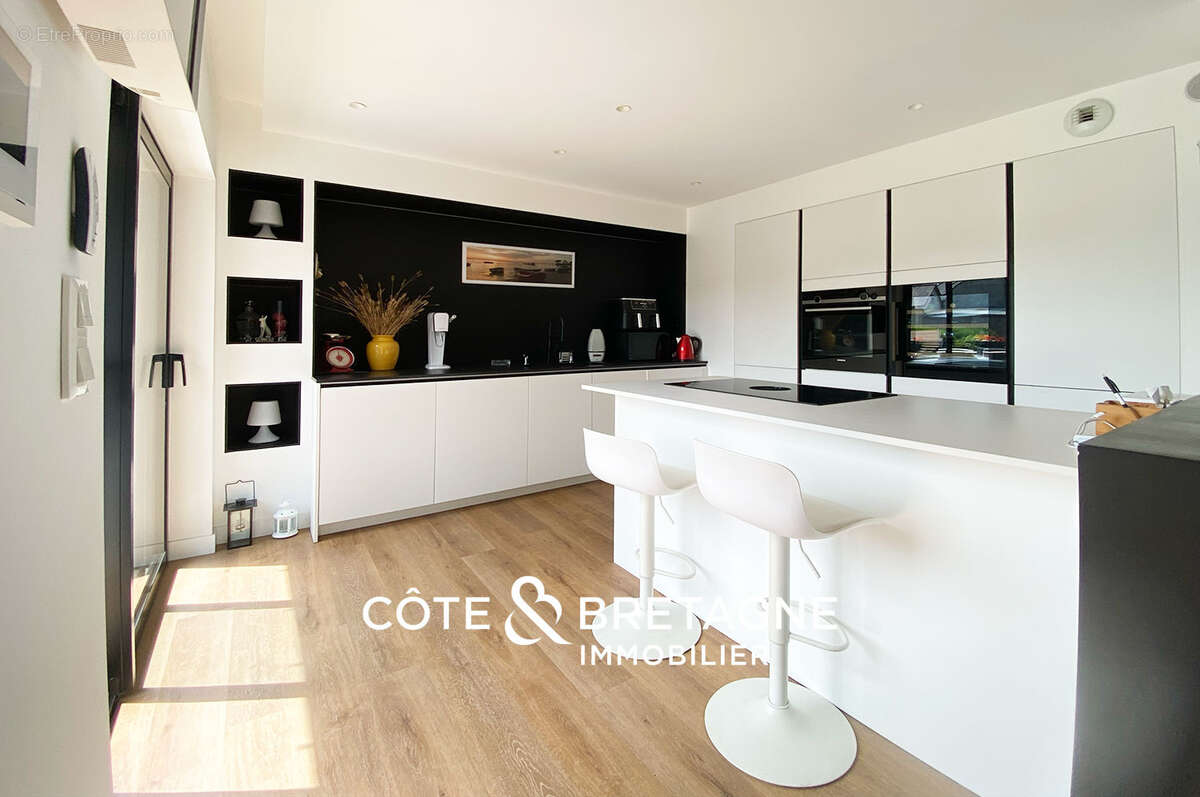 Maison contemporaine a plerin, proche des rosaires avec petite vue mer  réf : 202593 - photo 3