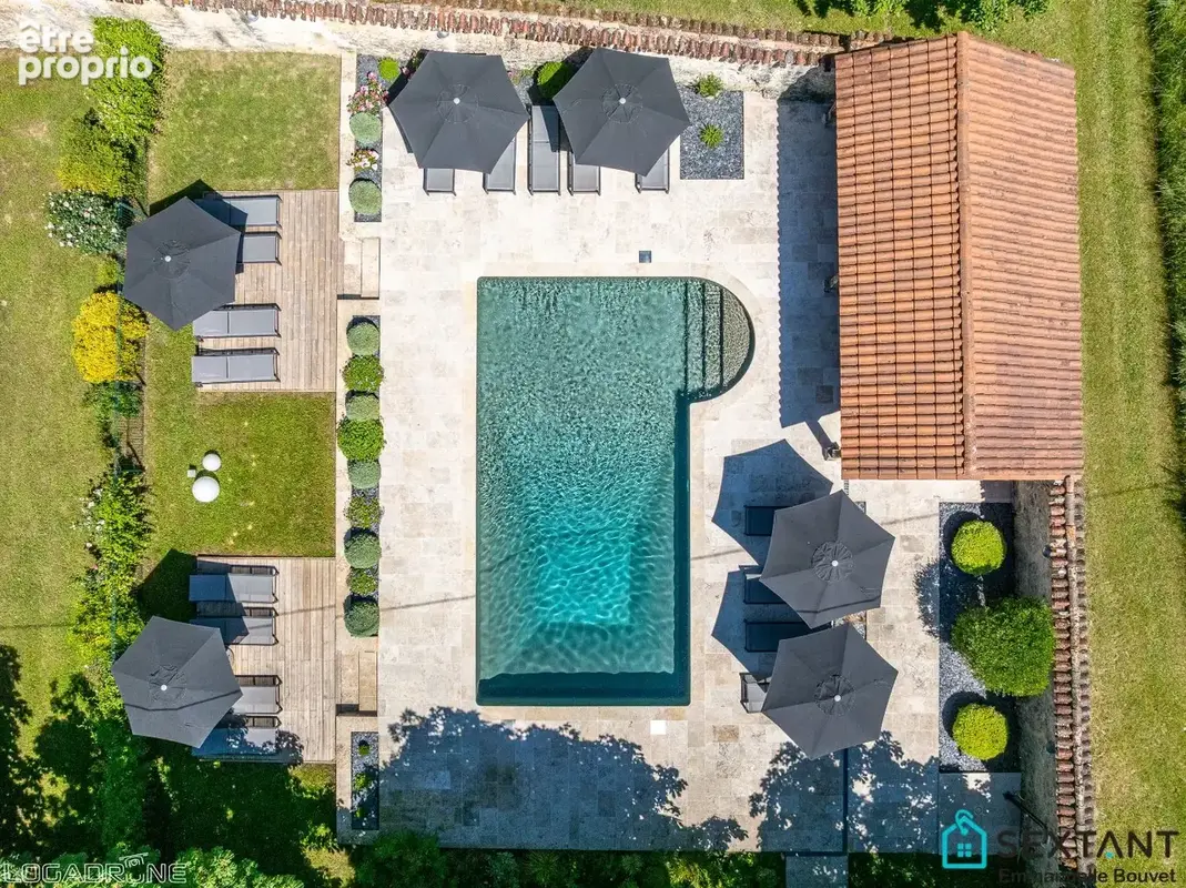 A 15 min de Bergerac, superbe propriété en pierre rénovée sur plus de 3 HA, 4 habitations, grange, superbe espace piscine - photo 3