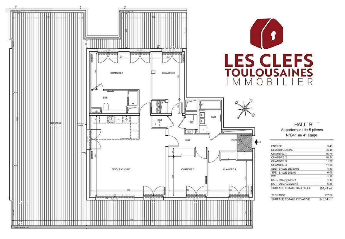 Appartement à TOULOUSE